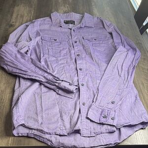 Marc Ecko Purple Y2K Button-Up Shirt
